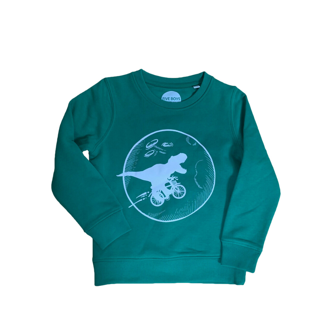 Et T-rex dino organic sweatshirt