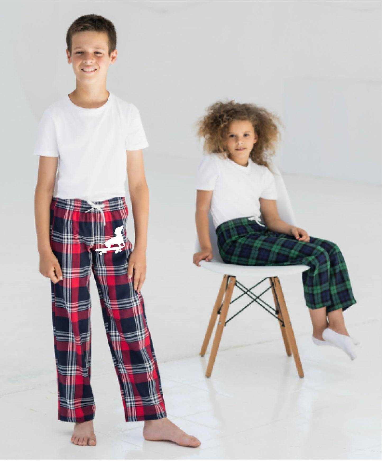 Red Check Pyjama Pants