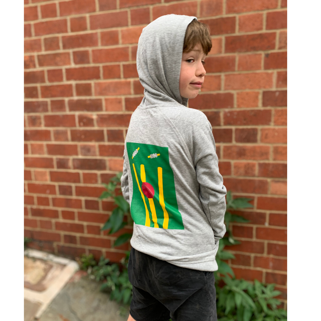 Cricket Hoodie // Grey Marl